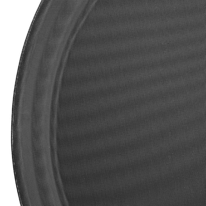 Olympia Kristallon Polypropylene Round Non-Slip Tray Black 280mm Olympia