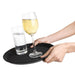 Olympia Kristallon Polypropylene Round Non-Slip Tray Black 280mm Olympia