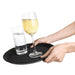 Olympia Kristallon Polypropylene Round Non-Slip Tray Black 356mm Olympia