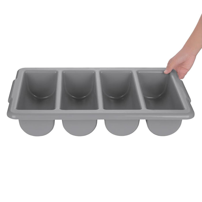Olympia Kristallon Stackable PP Large Cutlery Tray Olympia