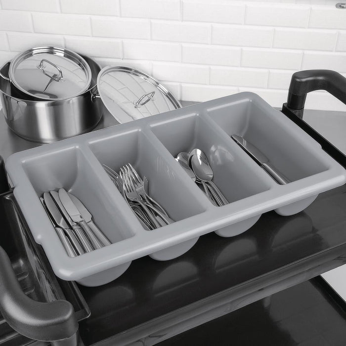 Olympia Kristallon Stackable PP Large Cutlery Tray Olympia