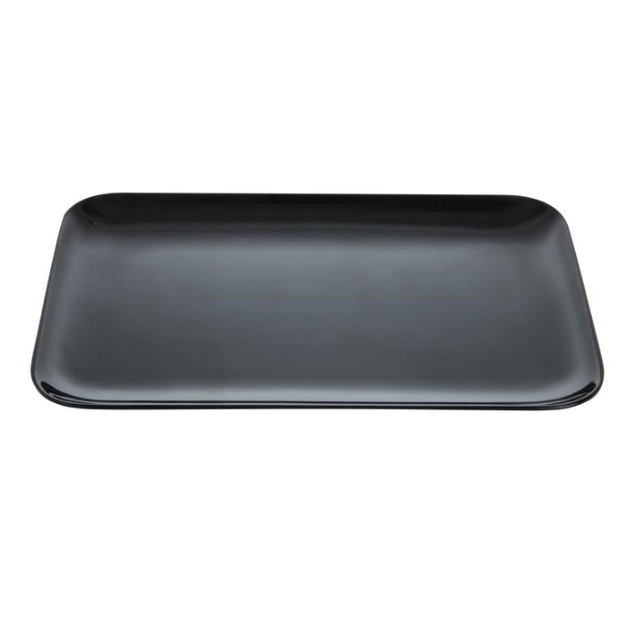 Dalebrook Melamine Medium Rectangular Platter Black 290mm Dalebrook