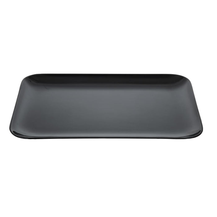 Dalebrook Melamine Large Rectangular Platter Black 330mm Dalebrook