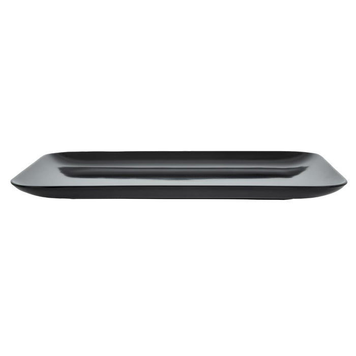 Dalebrook Melamine Large Rectangular Platter Black 330mm Dalebrook