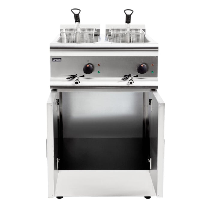 Lincat Twin Tank Twin Basket Free Standing Electric Fryer J12 Lincat