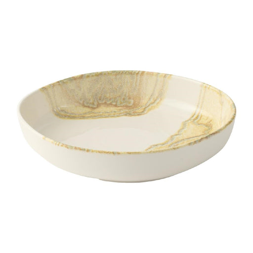 Churchill Tide Gold Organic Walled Bowls 230mm (6 Pack) Churchill Super Vitrified