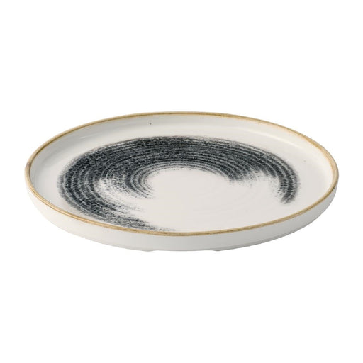 Churchill Homespun Accents Black Walled Plates 260mm (6 Pack) Churchill Super Vitrified