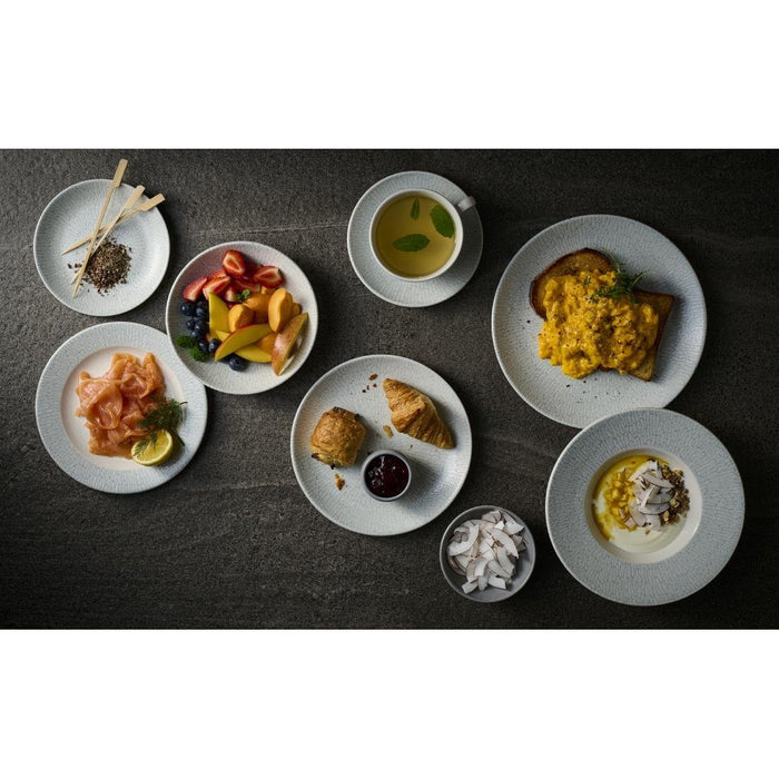 Churchill Delta Grey Profile Wide Rim Bowls 240mm (12 Pack) Churchill Super Vitrified