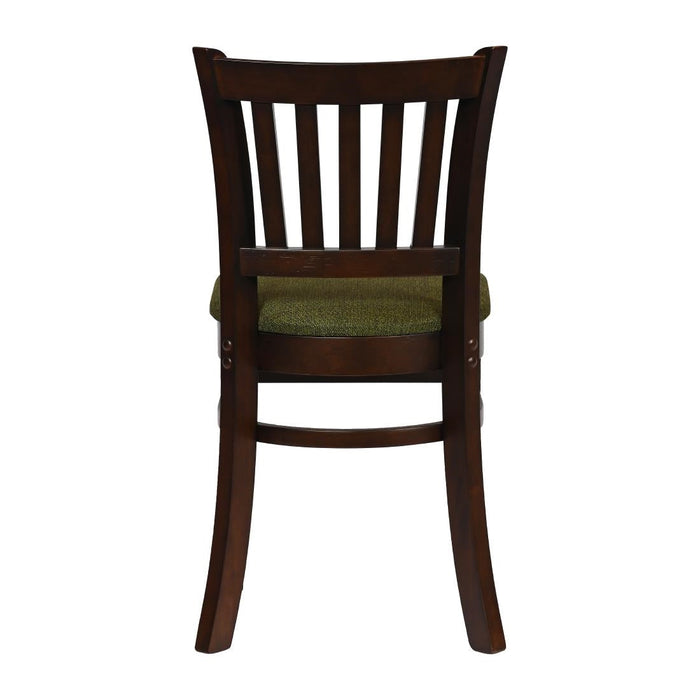 Turin Dining Tables with 4 Manhattan Chairs in Dark Walnut with Shetland Forest Everyday