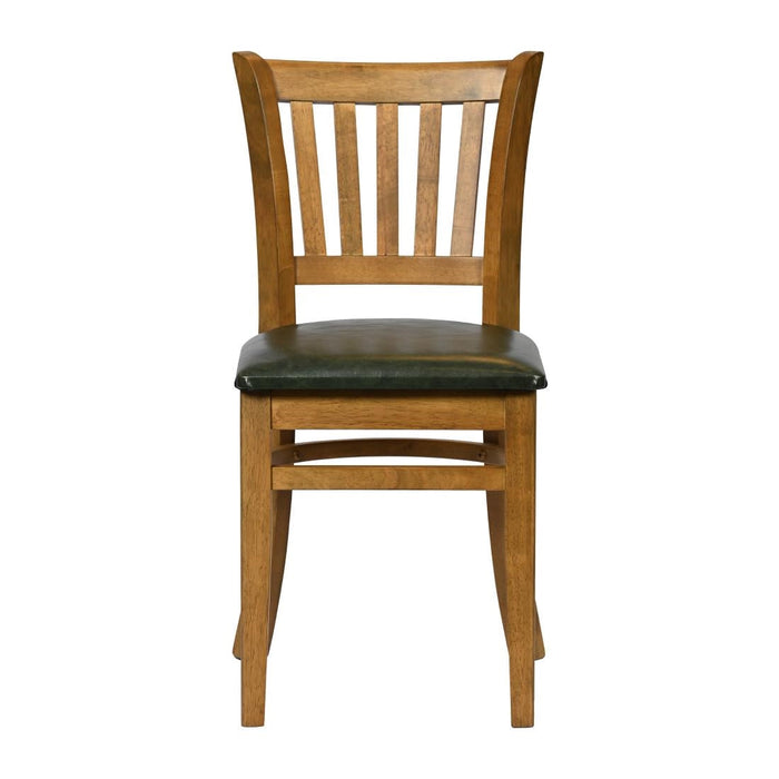 Turin Dining Table with 4 Manhattan Dining Chairs Weathered Oak with Bison Cedar Everyday