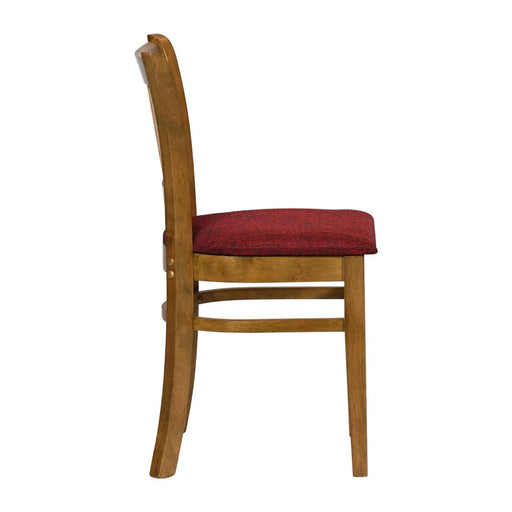 Turin Dining Table with 4 Manhattan Chairs Weathered Oak with Shetland Scarlett Everyday