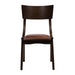 Chelsea Dining Chairs in Dark Walnut with Bison Espresso Seats (6 Pack) Everyday