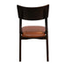 Chelsea Dining Chairs in Dark Walnut with Bison Tan Seats (6 Pack) Everyday
