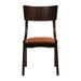 Chelsea Dining Chairs in Dark Walnut with Bison Tan Seats (6 Pack) Everyday