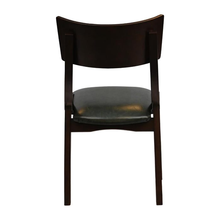 Chelsea Dining Chairs in Dark Walnut with Bison Cedar Seats (6 Pack) Everyday