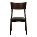 Chelsea Dining Chairs in Dark Walnut with Bison Cedar Seats (6 Pack) Everyday