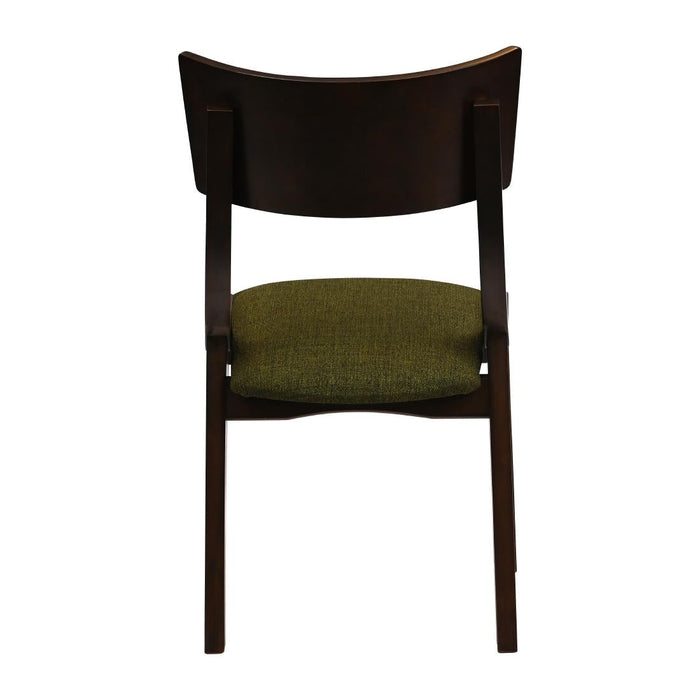Chelsea Dining Chairs in Dark Walnut with Shetland Forest Seats (6 Pack) Everyday