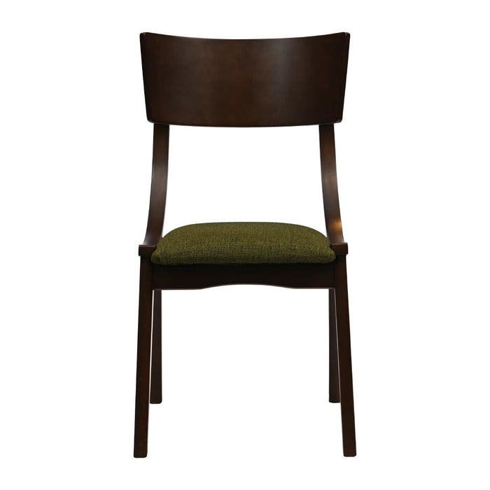 Chelsea Dining Chairs in Dark Walnut with Shetland Forest Seats (6 Pack) Everyday