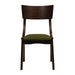 Chelsea Dining Chairs in Dark Walnut with Shetland Forest Seats (6 Pack) Everyday