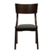 Chelsea Dining Chairs in Dark Walnut with Shetland Smoke Seats (6 Pack) Everyday