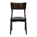 Chelsea Dining Chairs in Dark Walnut with Shetland Sea Seats (6 Pack) Everyday