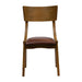 Chelsea Dining Chairs in Weathered Oak with Bison Espresso Seats (6 Pack) Everyday