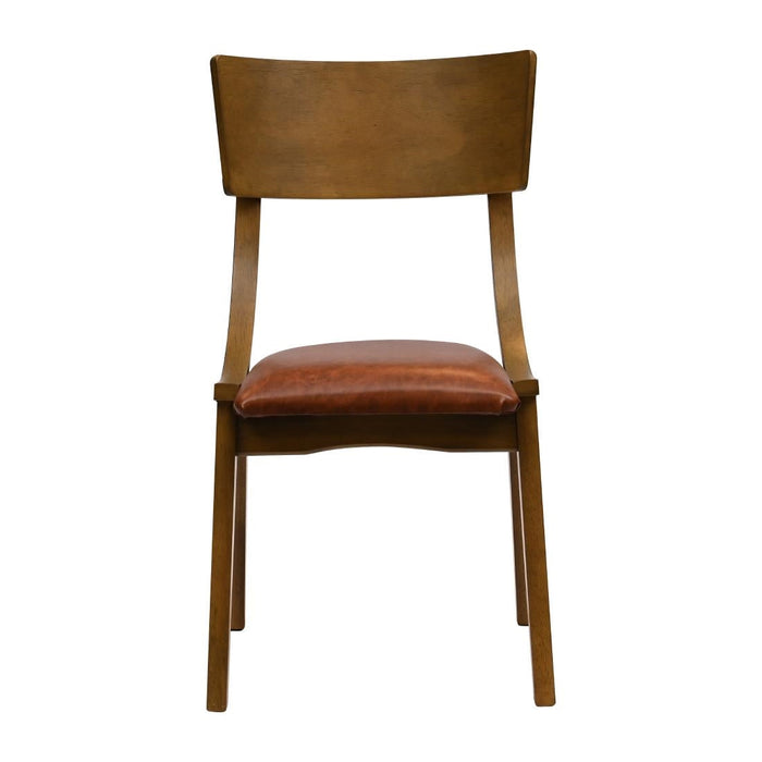 Chelsea Dining Chairs in Weathered Oak with Bison Tan Seats (6 Pack) Everyday