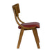Chelsea Dining Chairs in Weathered Oak with Bison Bordeaux Seats (6 Pack) Everyday