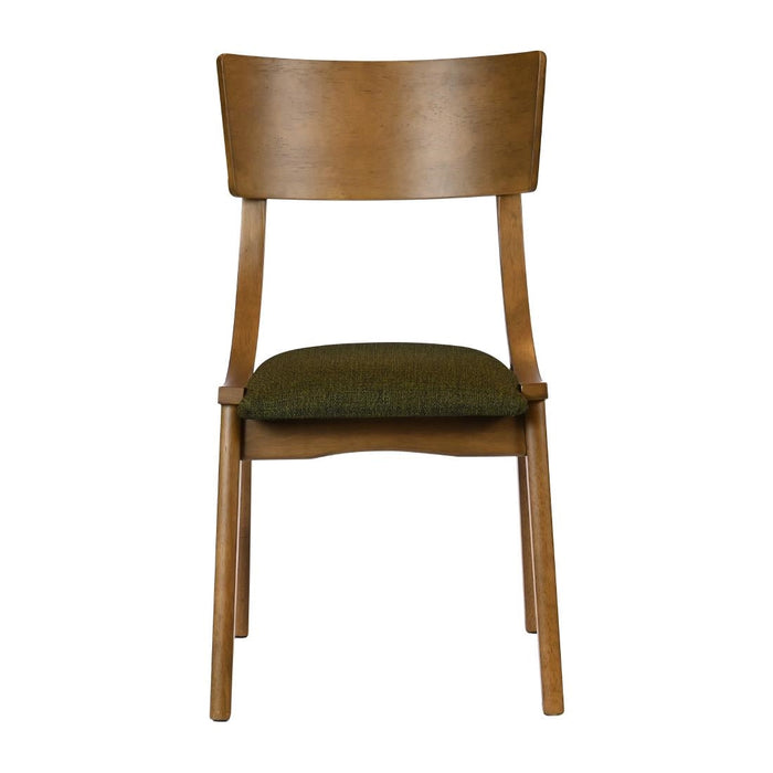 Chelsea Dining Chairs in Weathered Oak with Shetland Forest Seats (6 Pack) Everyday