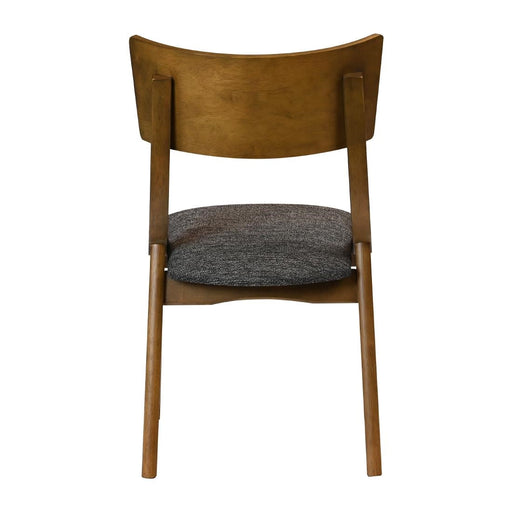 Chelsea Dining Chairs in Weathered Oak with Shetland Smoke Seats (6 Pack) Everyday