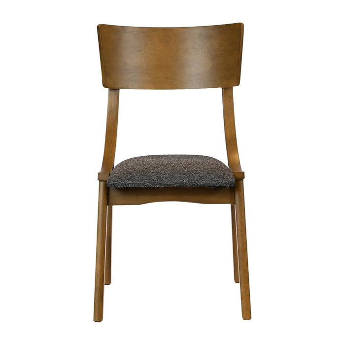 Chelsea Dining Chairs in Weathered Oak with Shetland Smoke Seats (6 Pack) Everyday