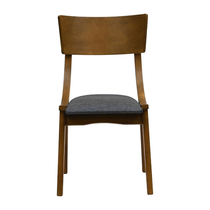 Chelsea Dining Chairs in Weathered Oak with Shetland Sea Seats (6 Pack) Everyday