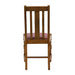 Thame Dining Chair in Weathered Oak with Bison Espresso Seat (6 Pack) Everyday