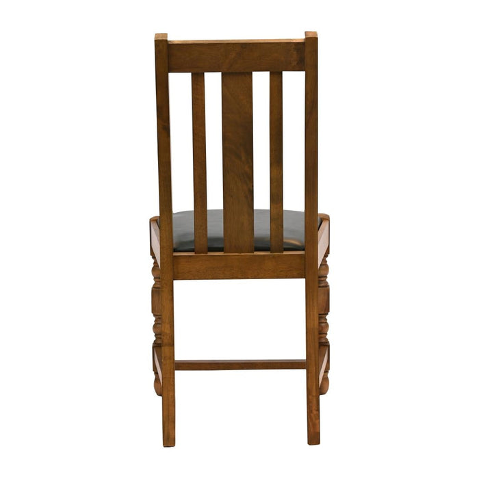 Thame Dining Chair in Weathered Oak with Bison Cedar Seat (6 Pack) Everyday