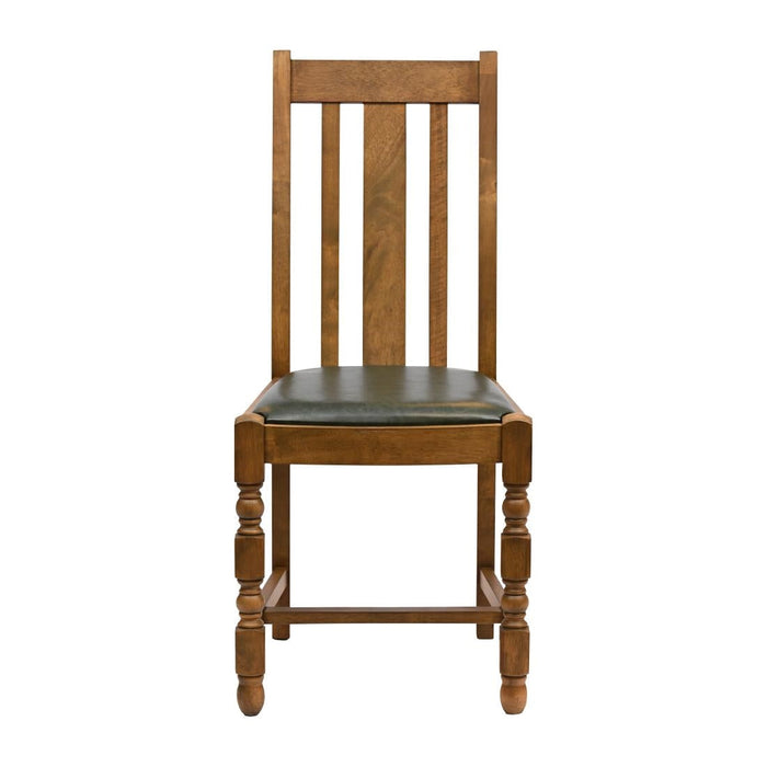 Thame Dining Chair in Weathered Oak with Bison Cedar Seat (6 Pack) Everyday