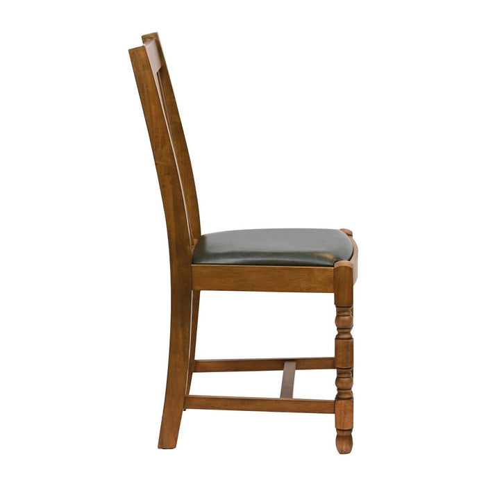 Thame Dining Chair in Weathered Oak with Bison Cedar Seat (6 Pack) Everyday