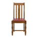 Thame Dining Chair in Weathered Oak with Bison Bordeaux Seat (6 Pack) Everyday