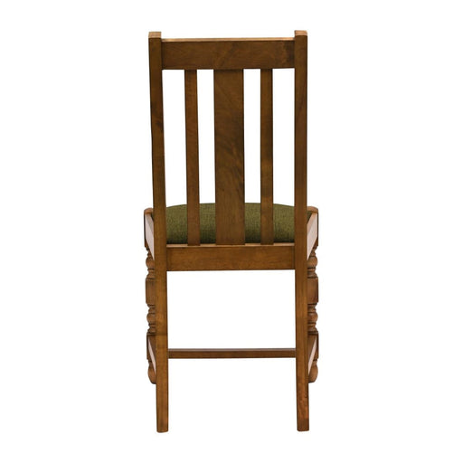 Thame Dining Chair in Weathered Oak with Shetland Forest Seat (6 Pack) Everyday