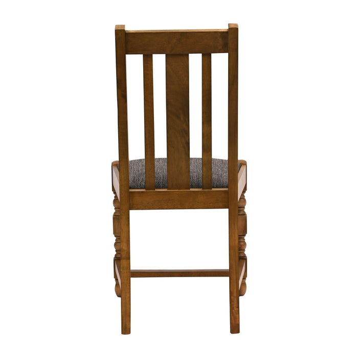 Thame Dining Chair in Weathered Oak with Shetland Smoke Seat (6 Pack) Everyday