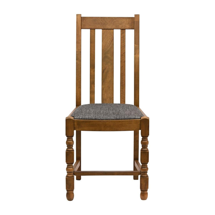 Thame Dining Chair in Weathered Oak with Shetland Smoke Seat (6 Pack) Everyday