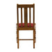 Thame Dining Chair in Weathered Oak with Shetland Scarlett Seat (6 Pack) Everyday