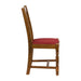 Thame Dining Chair in Weathered Oak with Shetland Scarlett Seat (6 Pack) Everyday