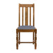 Thame Dining Chair in Weathered Oak with Shetland Sea Seat (6 Pack) Everyday
