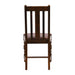 Thame Dining Chair in Vintage Wood with Bison Espresso Seat (6 Pack) Everyday