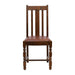 Thame Dining Chair in Vintage Wood with Bison Espresso Seat (6 Pack) Everyday