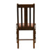 Thame Dining Chair in Vintage Wood with Bison Tan Seat (6 Pack) Everyday