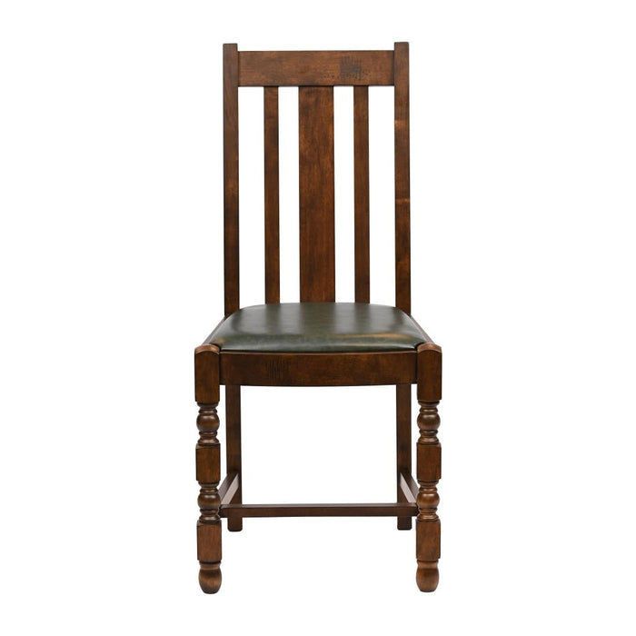 Thame Dining Chair in Vintage Wood with Bison Cedar Seat (6 Pack) Everyday