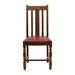 Thame Dining Chair in Vintage Wood with Bison Bordeaux Seat (6 Pack) Everyday