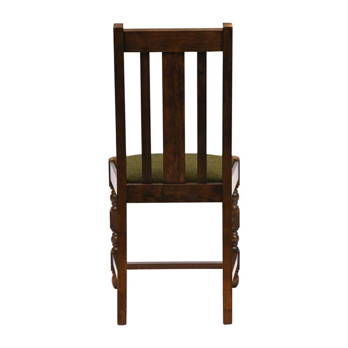 Thame Dining Chair in Vintage Wood with Shetland Forest Seat (6 Pack) Everyday