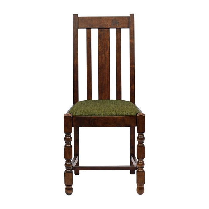 Thame Dining Chair in Vintage Wood with Shetland Forest Seat (6 Pack) Everyday
